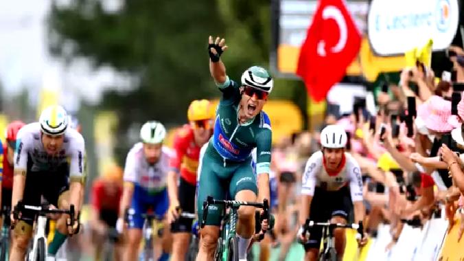 Fransa Bisiklet Turu’nun 11. Etabını Jasper Philipsen Kazandı