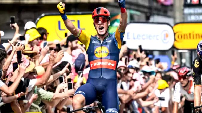 Fransa Bisiklet Turu’nun 8. Etabını Mads Pedersen Kazandı