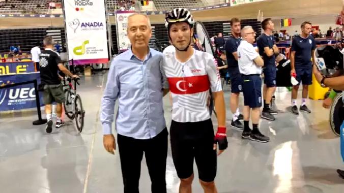 Milli Bisikletçi Ramazan Yılmaz, Avrupa İkincisi Oldu