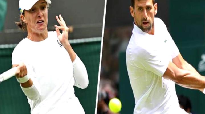 Wimbledon’da Swiatek ve Djokovic hata yapmadı