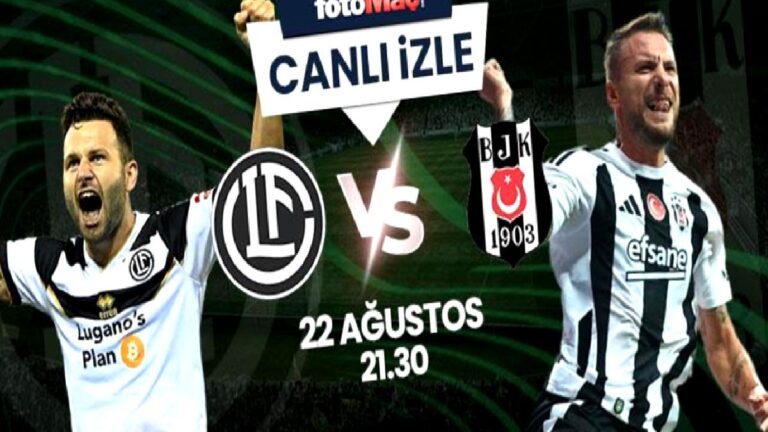 Beşiktaş Lugano maçı hangi kanalda şifresiz? | LUGANO – BEŞİKTAŞ CANLI MAÇ İZLE KESİNTİSİZ