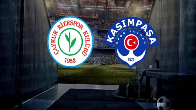Çaykur Rizespor Kasımpaşa maçı CANLI İZLE