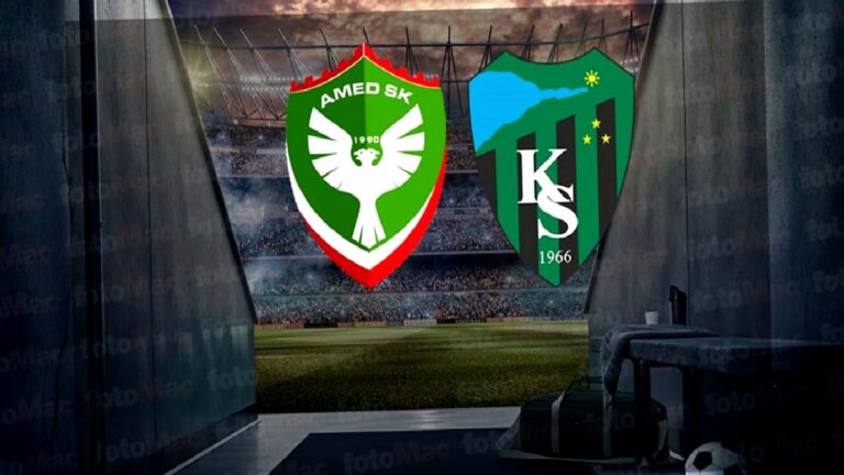 Amedspor – Kocaelispor maçı CANLI İZLE | Kocaelispor- Amed SK maçı st kaçta? Hangi kanalda?