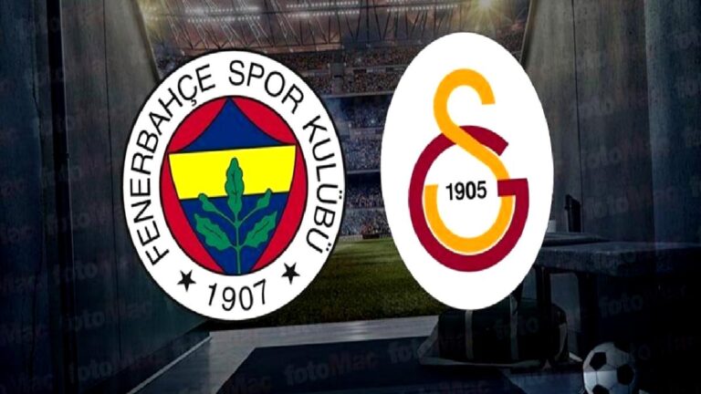 FENERBAHÇE GALATASRAY DERBİ MAÇI CANLI İZLE | Fenerbahçe – Galatasaray maçı hangi kanalda? Muhtemel 11’ler