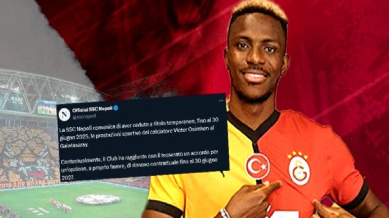 Napoli’den Osimhen için flaş açıklama! Sözleşmesi…