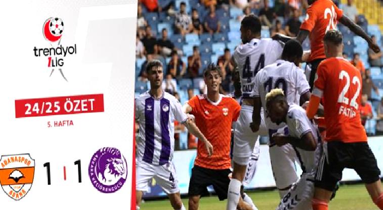 ÖZET | Adana’da puanlar paylaşıldı