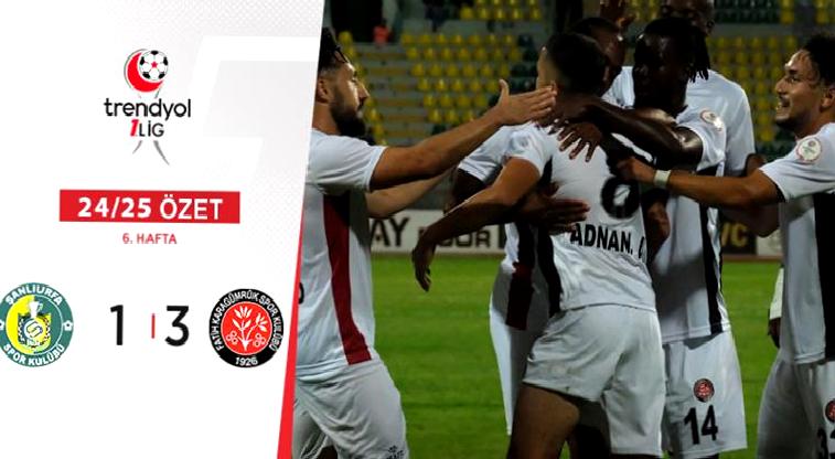 ÖZET | Şanlıurf 1-3 Fatih Karagümrük