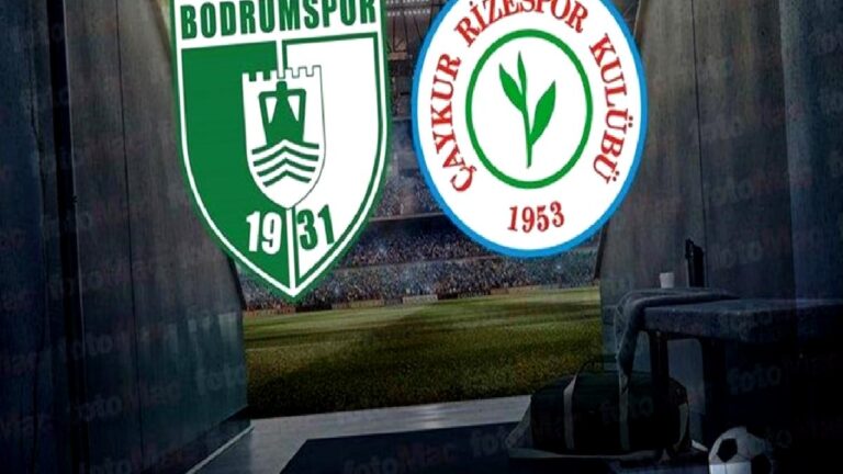Bodrum FK – Çaykur Rizespor maçı CANLI | Trendyol Süper Lig