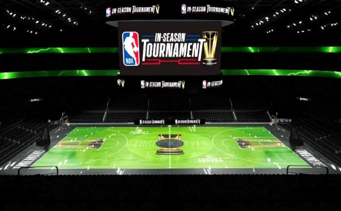 NBA sezon içi turnuvasının yeni saha tasarımları belirlendi