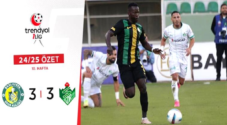 ÖZET | Şanlıurfa’da çılgın son! Haftanın maçı burada…