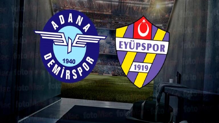 Adana Demirspor Eyüpspor maçı CANLI İZLE