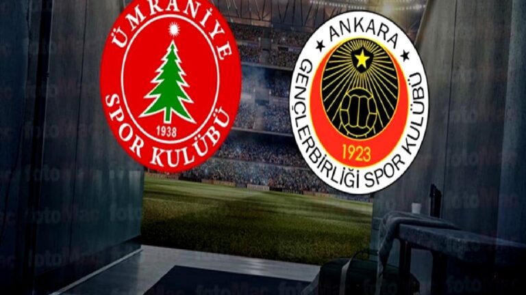 Ümraniyespor – Gençlerbirliği maçı ne zaman? St kaçta, hangi kanalda canlı yayınlanacak? | Trendyol 1. Lig