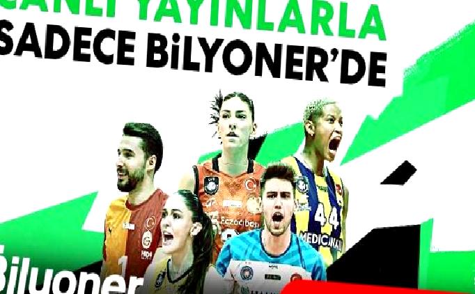 Voleybol maçları artık Bilyoner’de!