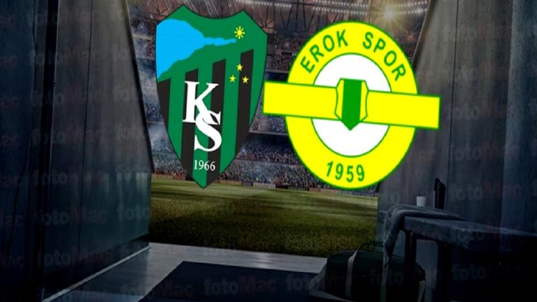 Kocaelispor – Esenler Erokspor maçı ne zaman, st kaçta ve hangi kanalda canlı yayınlanacak? | TFF 1. Lig