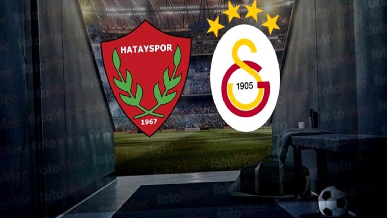 Hatayspor – Galatasaray CANLI İZLE | Atakaş Hatayspor – Galatasaray maçı ne zaman? St kaçta ve hangi kanalda?