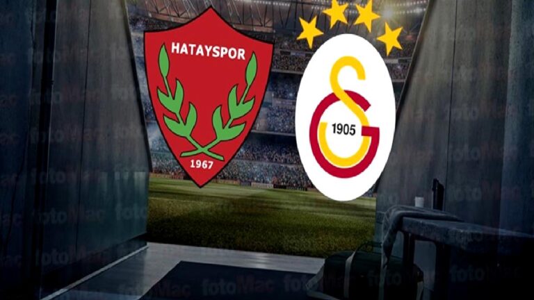 MUHTEMEL 11 | Atakaş Hatayspor – Galatasaray maçı ne zaman? St kaçta ve hangi kanalda? (Trendyol Süper Lig)