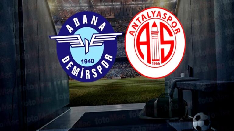 Adana Demirspor-Onvo Antaly maçı ne zaman, st kaçta ve hangi kanalda? (Trendyol Süper Lig)