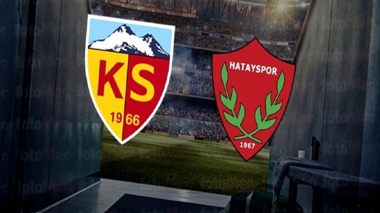 Bellona Kayserispor-Atakaş Hatayspor maçı CANLI İZLE | Trendyol Süper Lig CANLI MAÇ
