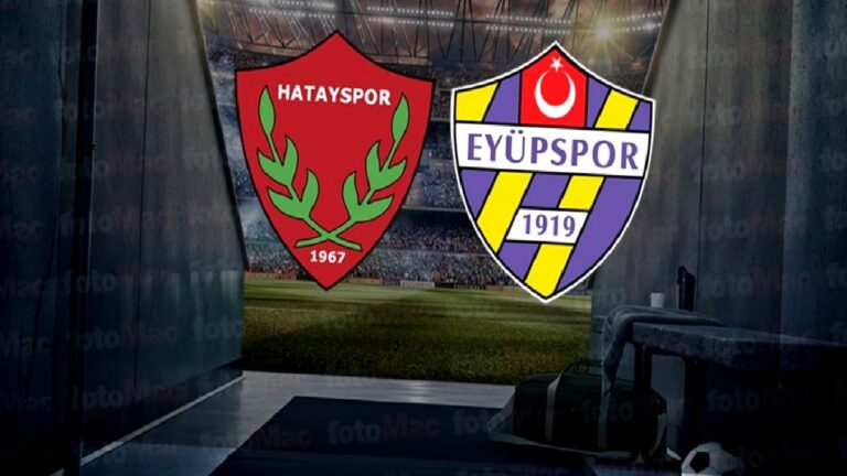 Atakaş Hatayspor-İkas Eyüpspor maçı ne zaman, st kaçta ve hangi kanalda?