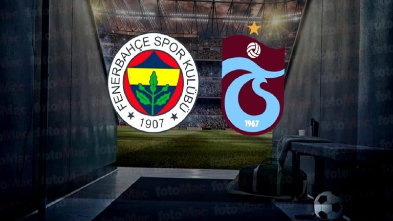 CANLI YAYIN BİLGİLERİ | Fenerbahçe-Trabzonspor maçı ne zaman, st kaçta? Derbi hangi kanalda canlı yayınlanacak?
