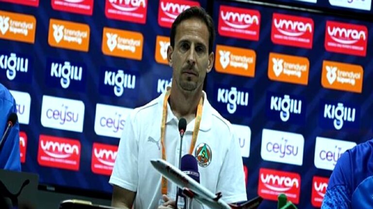 Corendon Alany Teknik Direktörü Joao Pereira: “Rakip takımın ceza sahasına çok fazla girdik ama mlesef gol atamadık”