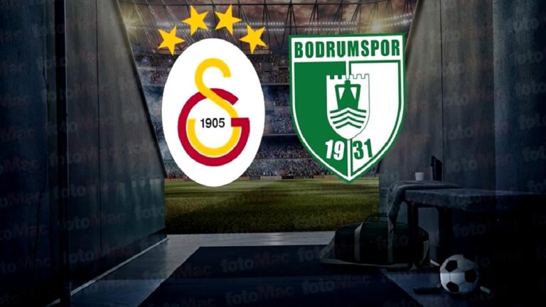 GALATASARAY-BODRUM FK CANLI İZLE | Galatasaray-Sipay Bodrum FK maçı st kaçta ve hangi kanalda canlı yayınlanacak?