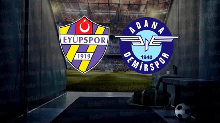 İkas Eyüpspor-Adana Demirspor maçı ne zaman, st kaçta ve hangi kanalda? (CANLI YAYIN)