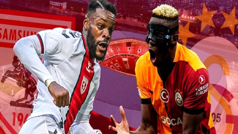 Reeder Samsunspor – Galatasaray maçı CANLI İZLE | Trendyol Süper Lig canlı