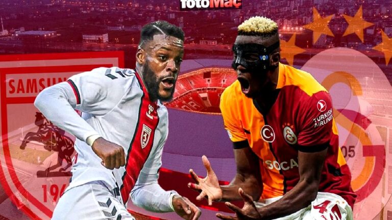 Samsunspor-Galatasaray CANLI | Reeder Samsunspor-Galatasaray maçı hangi kanalda yayınlanacak? St kaçta başlayacak?