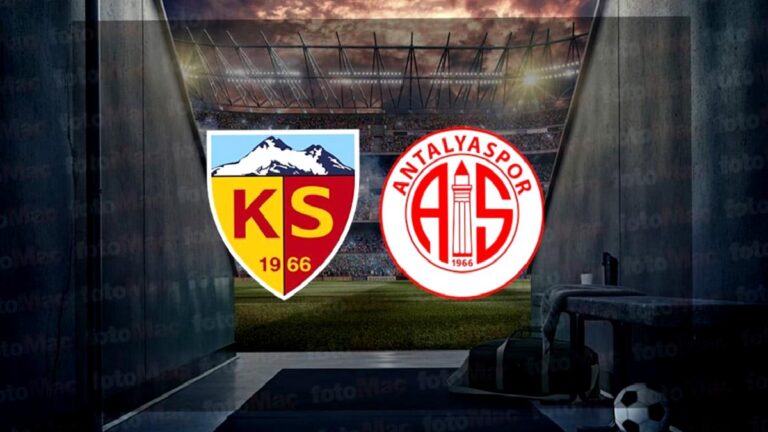 Bellona Kayserispor-Onvo Antalyaspor | CANLI (Trendyol Süper Lig)