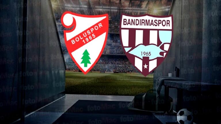 Boluspor-Bandırmaspor maçı izle | Geosis Boluspor-Teksüt Bandırmaspor maçı ne zaman, saat kaçta ve hangi kanalda?