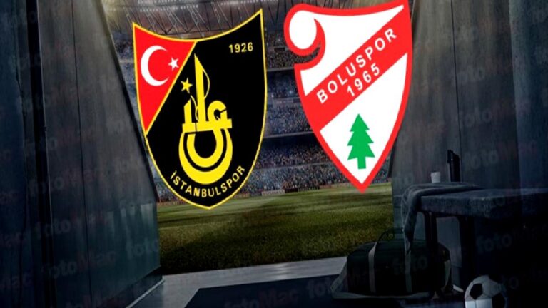 İstanbulspor-Boluspor MAÇI CANLI İZLE | Uğur Okulları İstanbulspor-Geosis Boluspor play-off maçı saat kaçta ve hangi kanalda?