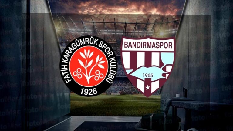 Solwie Energy Fatih Karagümrük-Teksüt Bandırmaspor maçı CANLI İZLE | Trendyol 1. Lig play-off finali CANLI MAÇ