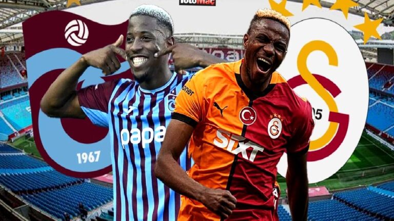 TRABZONSPOR GALATASARAY MAÇI CANLI İZLE | Trabzonspor – Galatasaray maçı saat kaçta? TS-GS derbisi hangi kanalda?
