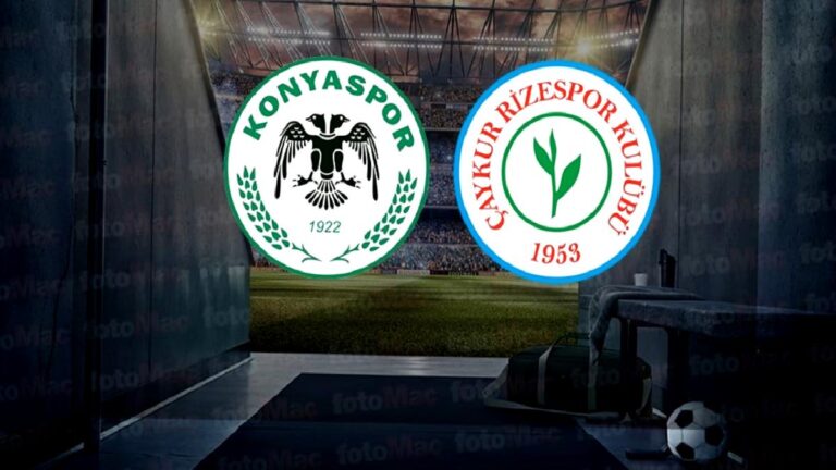 Tümosan Konyaspor-Çaykur Rizespor maçı ne zaman, saat kaçta ve hangi kanalda?