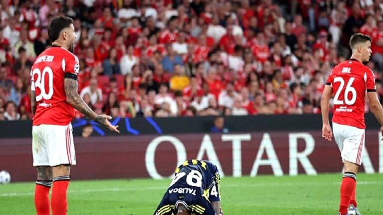 Fenerbahçe Benfica karşısında 10 kişi kaldı! Anderson Talisca…