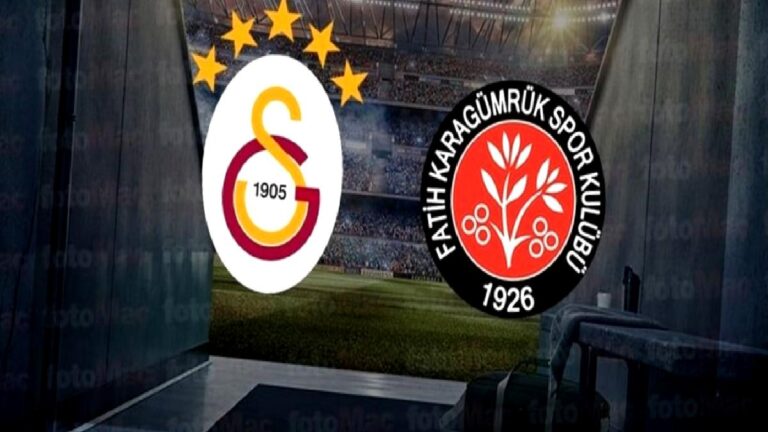 Galatasaray-Fatih Karagümrük maçı CANLI (Trendyol Süper Lig)