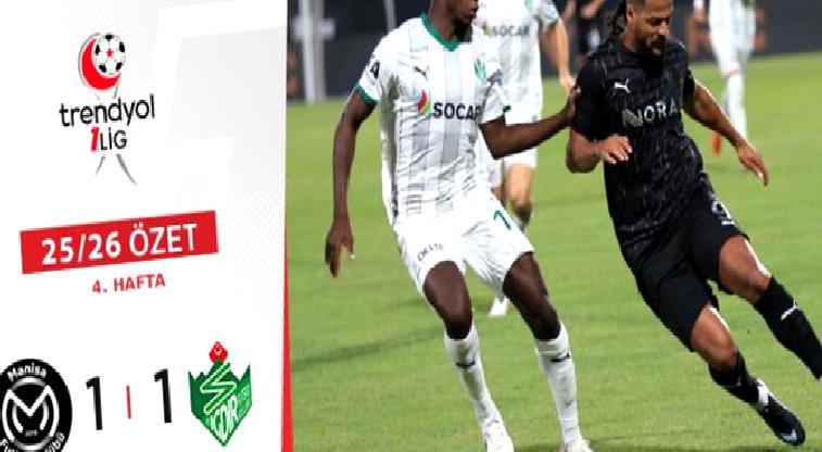 ÖZET | Manisa’da puanlar paylaşıldı