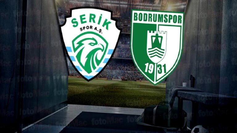 Serik Spor-Bodrum FK maçı canlı izle | Serik Spor-Sipay Bodrum FK maçı ne zaman, saat kaçta ve hangi kanalda?