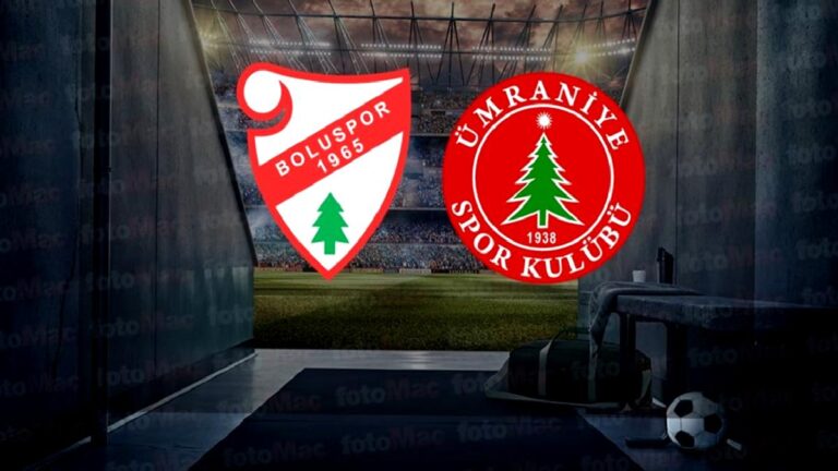 Boluspor-Ümraniyespor maçı canlı izle | Boluspor-Eminevim Ümraniyespor maçı ne zaman, saat kaçta ve hangi kanalda?