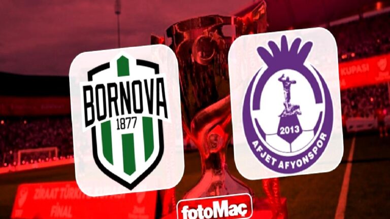 Bornova 1877-Afyonspor maçı ne zaman, saat kaçta ve hangi kanalda? | Ziraat Türkiye Kupası CANLI