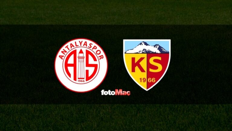 CANLI | Antalyaspor Kayserispor maçı saat kaçta, hangi kanalda? Hesap.com Antalyaspor Zecorner Kayserispor maçı CANLI yayın bilgileri!