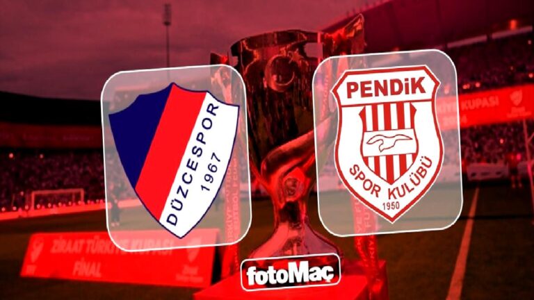 Düzce Cam Düzcespor-Atko Grup Pendikspor maçı ne zaman, saat kaçta ve hangi kanalda? | Ziraat Türkiye Kupası CANLI