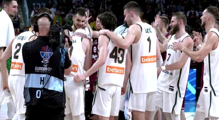 Litvanya, Letonya’yı kupa dışına iterek çeyrek finale yükseldi!