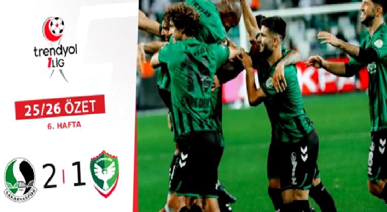 ÖZET | Sakaryaspor, Kakuta şovla kazandı!