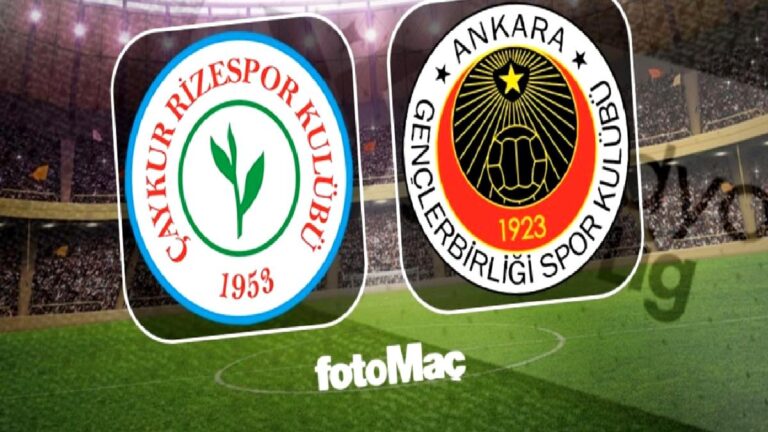 Rizespor-Gençlerbirliği maçı canlı izle | Çaykur Rizespor-Gençlerbirliği maçı ne zaman, saat kaçta ve hangi kanalda?