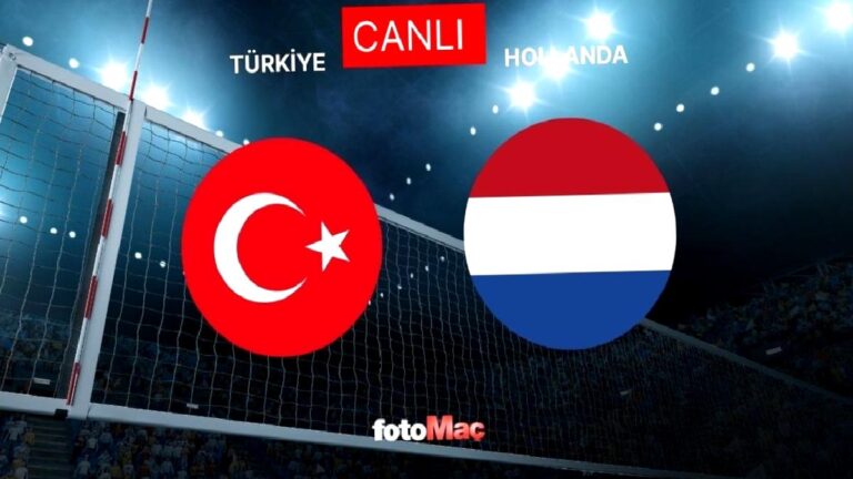 TÜRKİYE-HOLLANDA voleybol maçı HD, kesintisiz TRT Spor canlı izle! Filenin Efeleri Hollanda voleybol maçı izleme linki