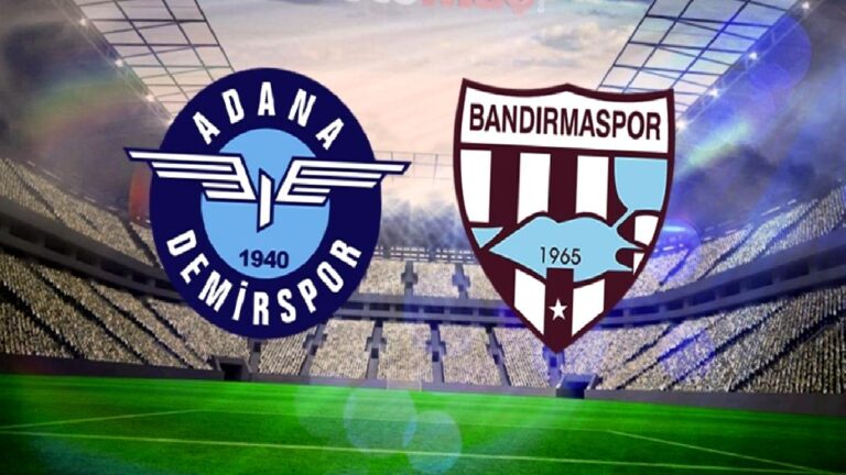 Adana Demirspor-Bandırmaspor CANLI | Maç saati ve canlı yayın kanalı!