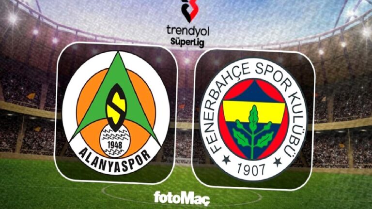 Alanyaspor-Fenerbahçe canlı yayın bilgileri | Maç ne zaman, saat kaçta?