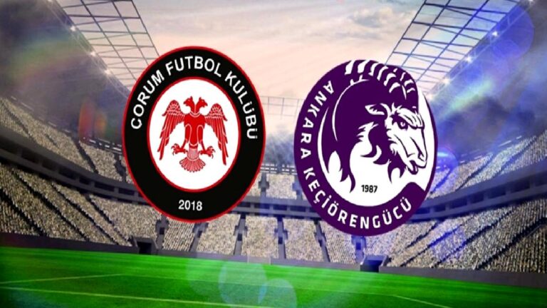 Çorum FK – Keçiörengücü maçı ne zaman, saat kaçta, hangi kanalda?